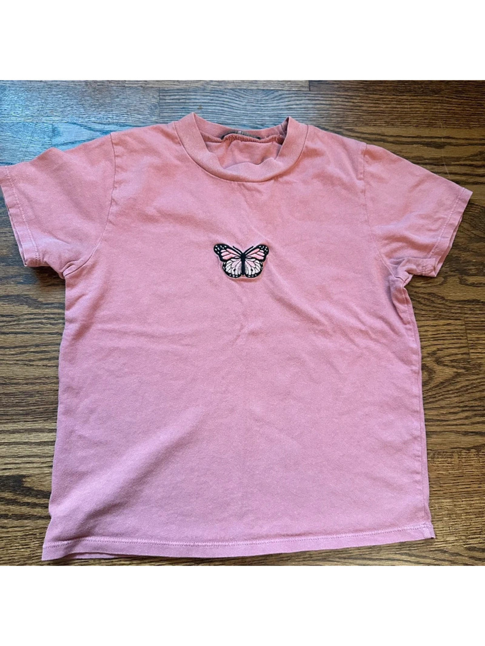 Brandy Melville Butterfly T-Shirt, Y2K, Casual